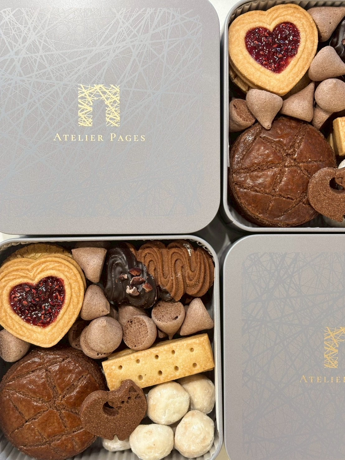 クッキー缶”Saveurs de Saison” バレンタイン